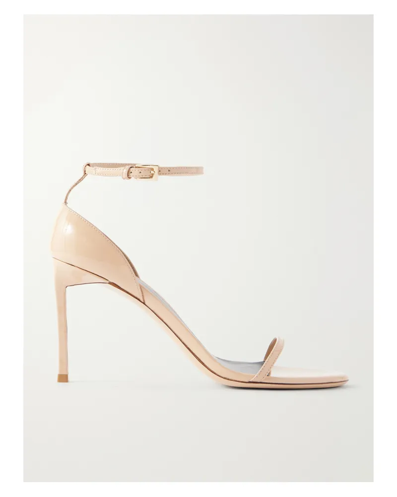 Tom Ford Vertigo 85 Patent Leather Sandals - Neutrals Neutrals