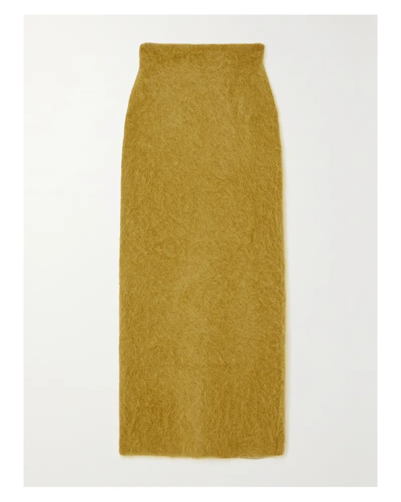 Zankov Delphine Midirock Aus Gebürstetem Strick - Braun Braun