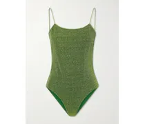 Lumière Metallic Swimsuit - Green