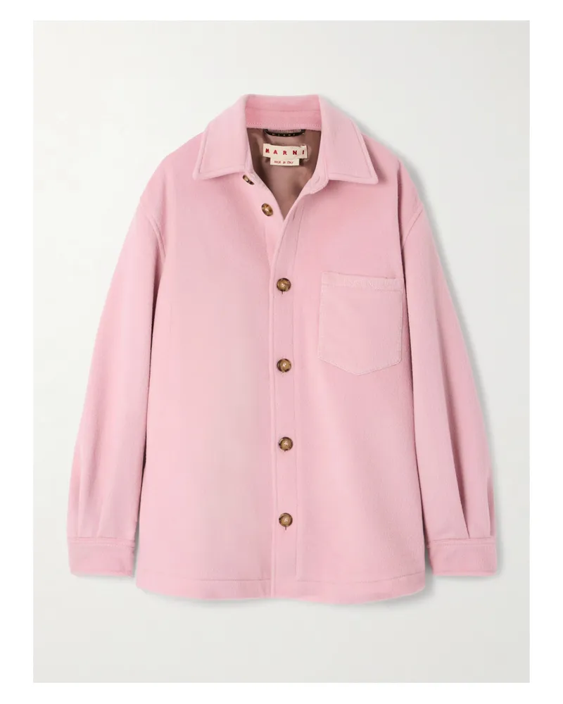 Marni Jacke aus Einer Woll-mohairmischung Pink