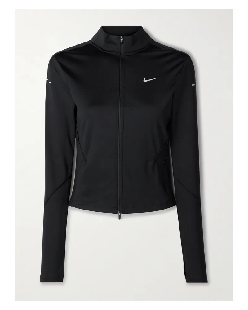 Nike Swift Oberteil Aus Dri-fit-material - Schwarz Schwarz