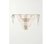 Sadie Checked Bikini Briefs - Pink