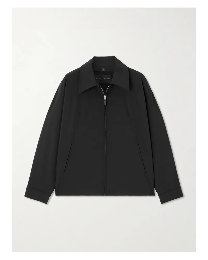 Proenza Schouler Sibyl Jacke Aus Twill - Schwarz Schwarz