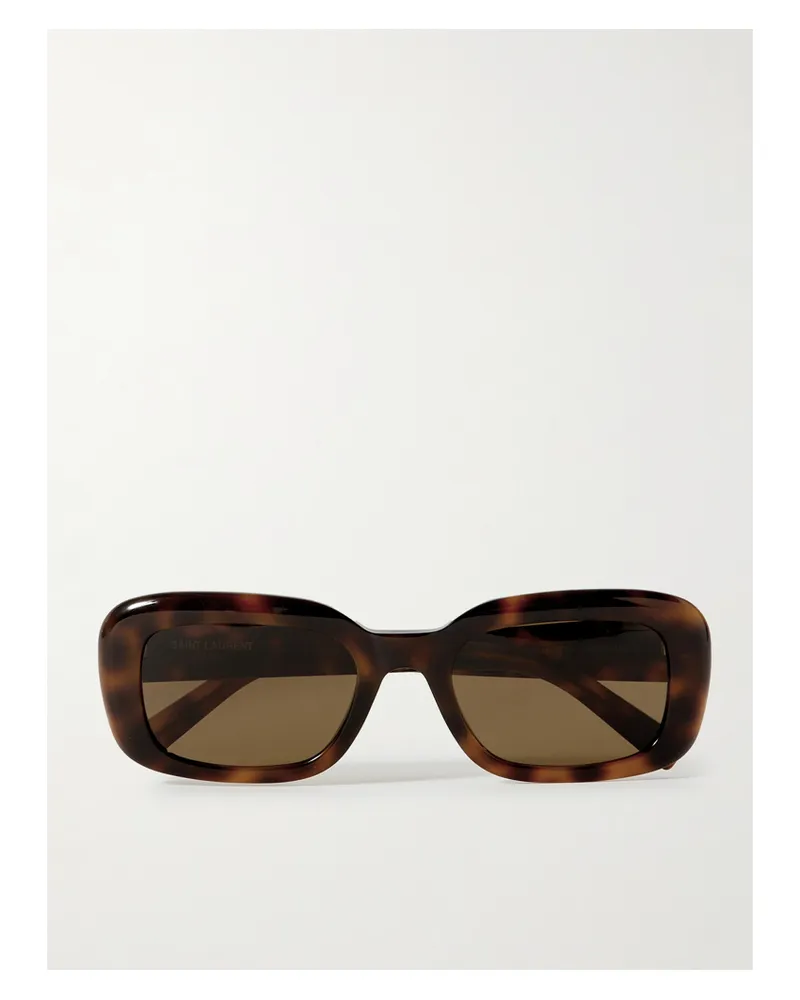 Saint Laurent Square-frame Tortoiseshell Acetate Sunglasses Tortoiseshell