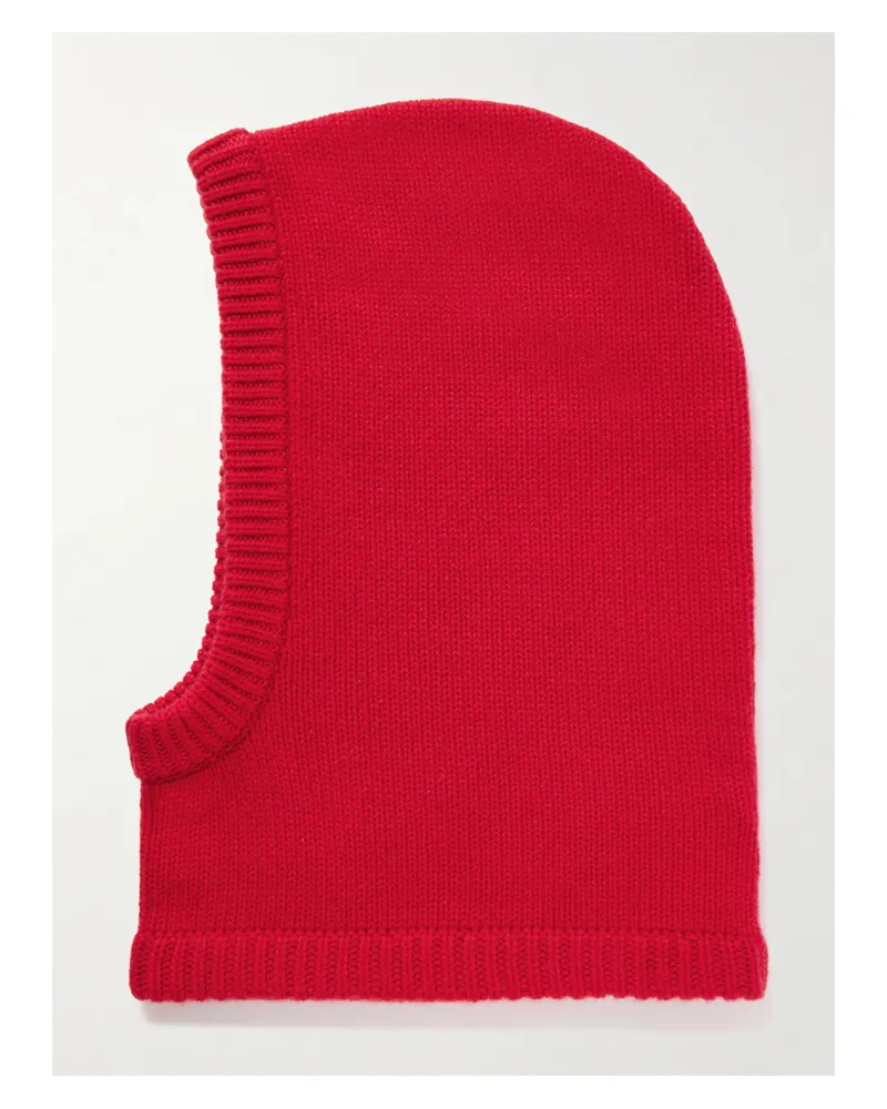 Lisa Yang Astri Balaklava Aus Kaschmir - Rot Rot