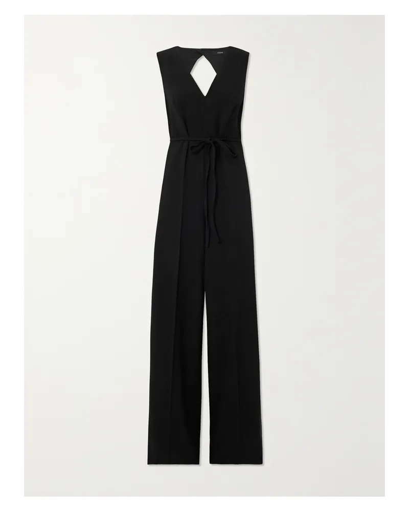 Joseph Thiers Jumpsuit Aus Crêpe - Schwarz Schwarz