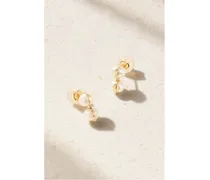 Ohrringe aus Recyceltem 14 Karat  mit Perlen