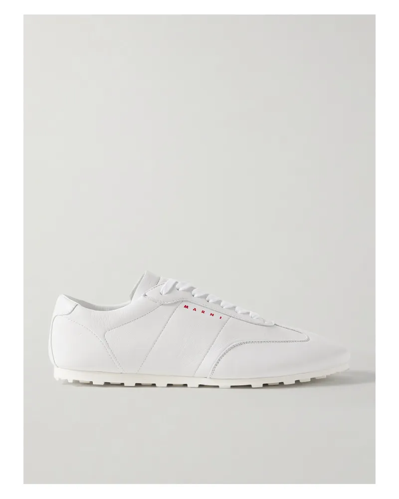 Marni Sneakers Aus Leder - Weiß Weiß