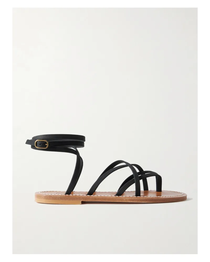 K.Jacques  Zenobie Leather Sandals - Black Black