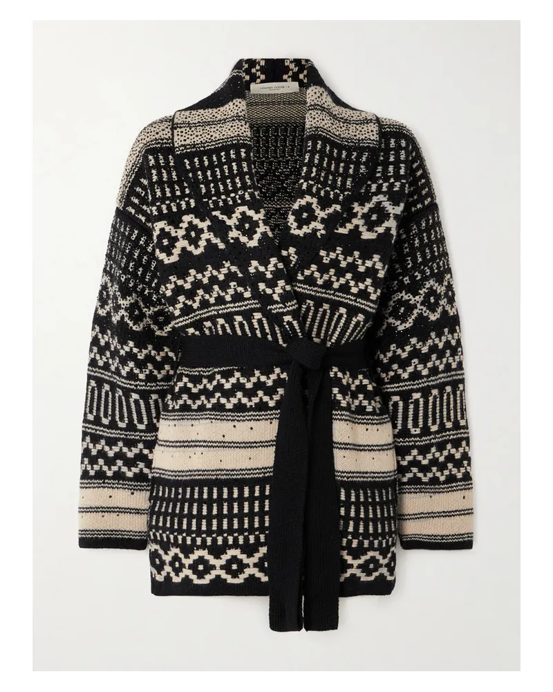 Golden Goose Cardigan aus Wolle Ecru