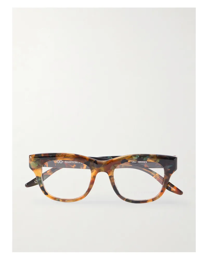 Barton Perreira Bridges Brille Mit Eckigem Rahmen Aus Azetat In Hornoptik Horn