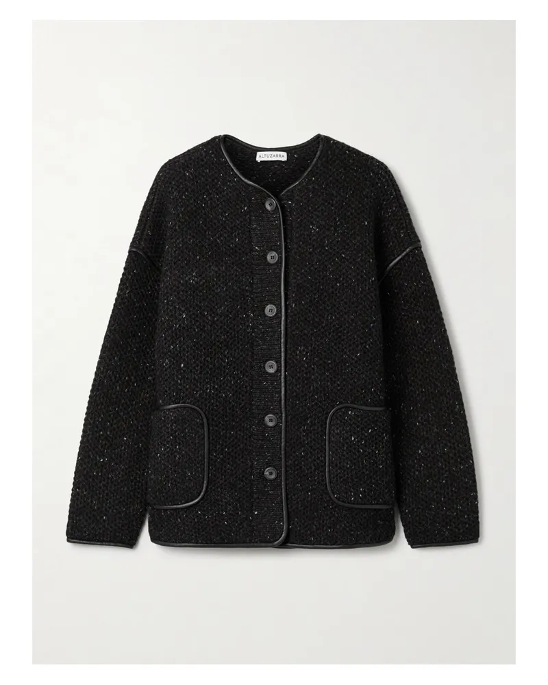Altuzarra Medrano Jacke Aus Wabenstrick Aus Einer Wollmischung - Schwarz Schwarz