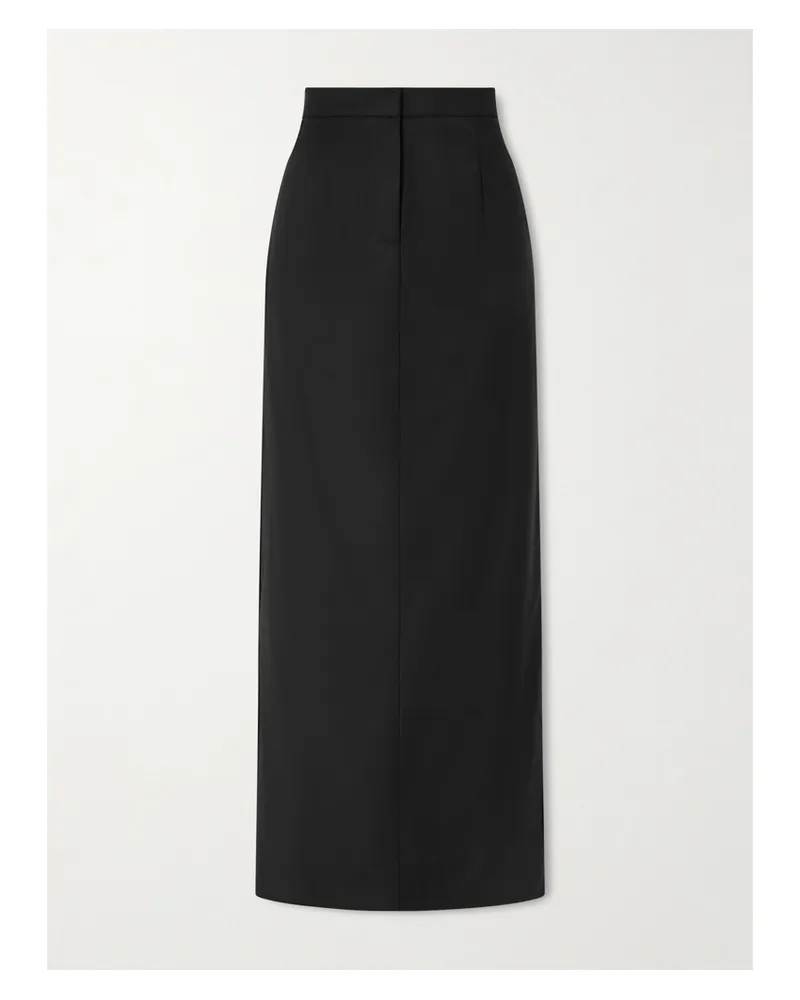 TOVE Fey Maxirock Aus Einer Wollmischung - Schwarz Schwarz