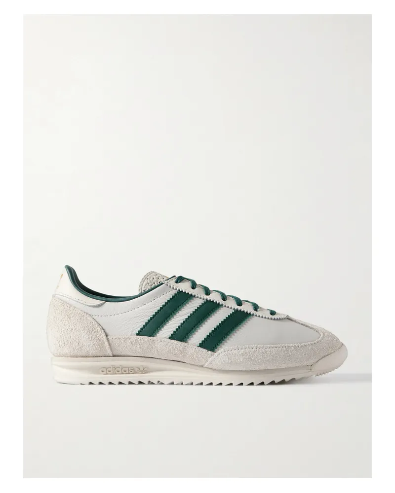 adidas Sl 72 Og Sneakers Aus Leder Mit Velourslederbesätzen - Wollweiß Wollweiß