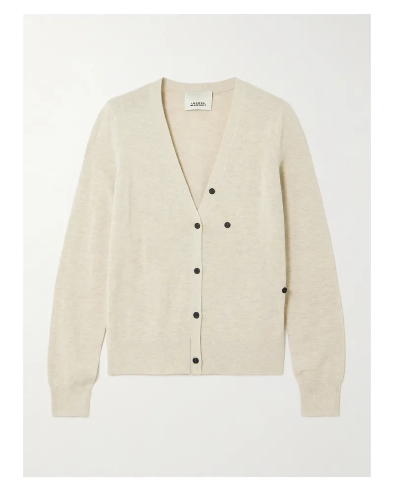 Isabel Marant Carline Strickpullover Mit Knöpfen - Ecru Ecru