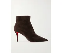 Miss Z 80 Suede Ankle Boots - Brown