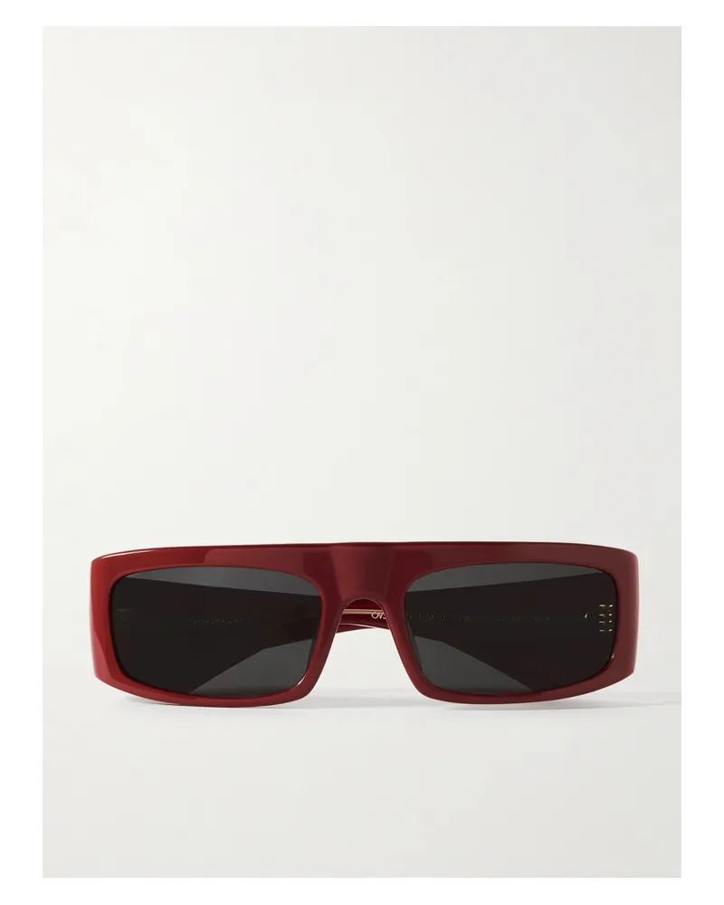 Oliver Peoples Khaite 1979c Sonnenbrille Mit Eckigem Rahmen Aus Azetat - Rot Rot
