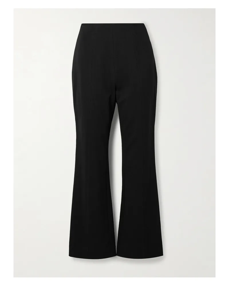 Carolina Herrera New York Ponte Flared Pants - Black Black