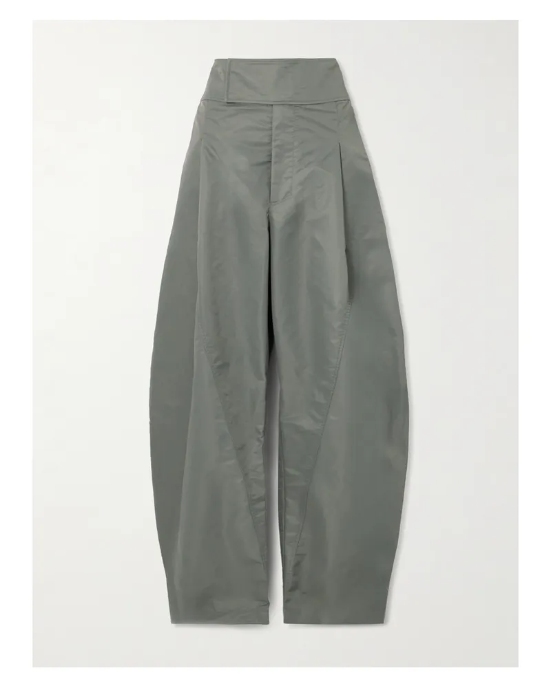 J.W.Anderson Hose Mit Weitem Bein Aus Shell - Metallic Metallic