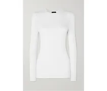 T-shirt aus Geripptem Stretch-jersey aus Tencel™ Modal