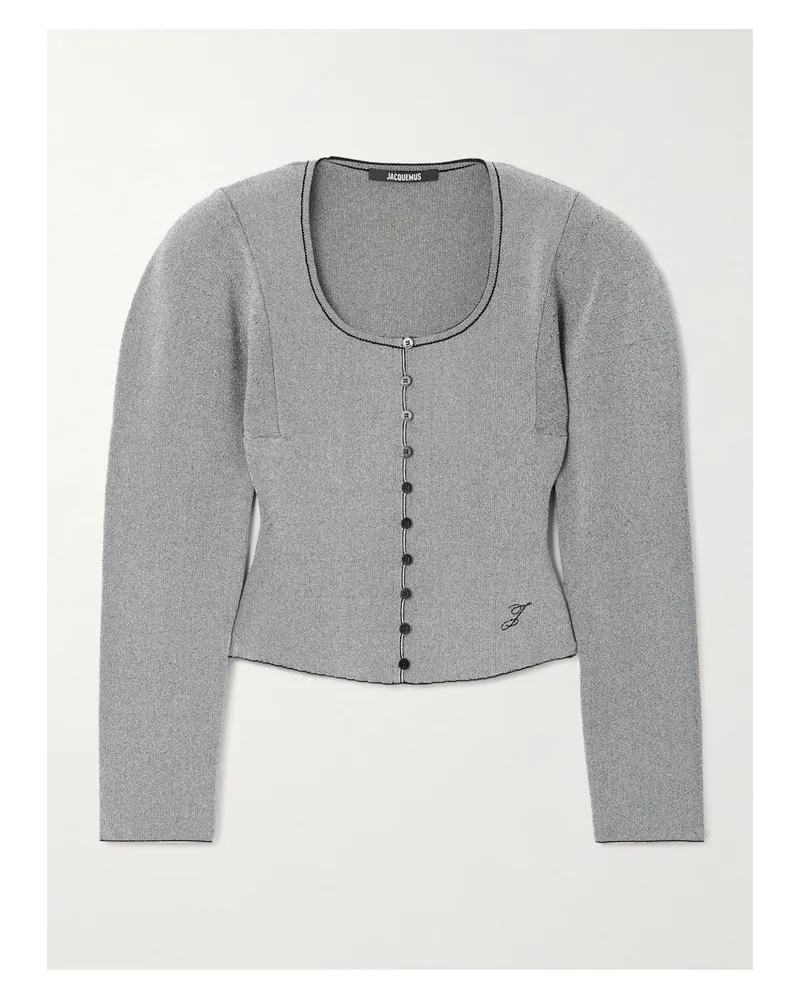 Jacquemus Sera Cardigan Aus Strick - Grau Grau