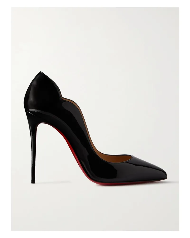 Christian Louboutin Hot Chick 100 Pumps Aus Lackleder - Schwarz Schwarz