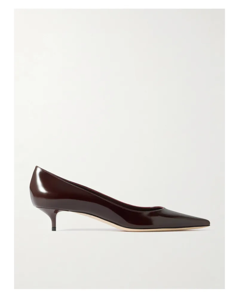 Jimmy Choo Amelia 30 Patent-leather Pumps - Brown Brown