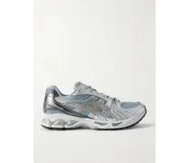 Gel-kayano 14 Metallic And Rubber-trimmed Mesh Sneakers - Blue
