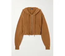 Balloon Oversized-hoodie Aus Baumwoll-jersey - Braun