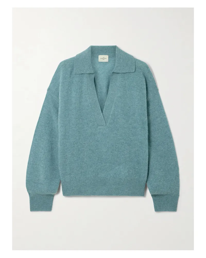 Le Kasha 1918 Jacksob Brushed Organic Cashmere Sweater - Green Green