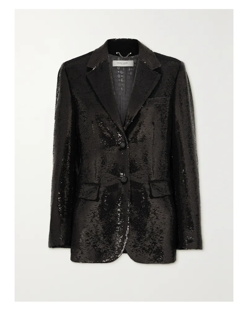 Golden Goose Blazer Aus Crêpe Mit Pailletten - Braun Braun