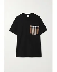 Burberry T-shirt aus Baumwoll-jersey Schwarz