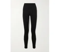 Leggings Aus Stretch-ponte - Schwarz