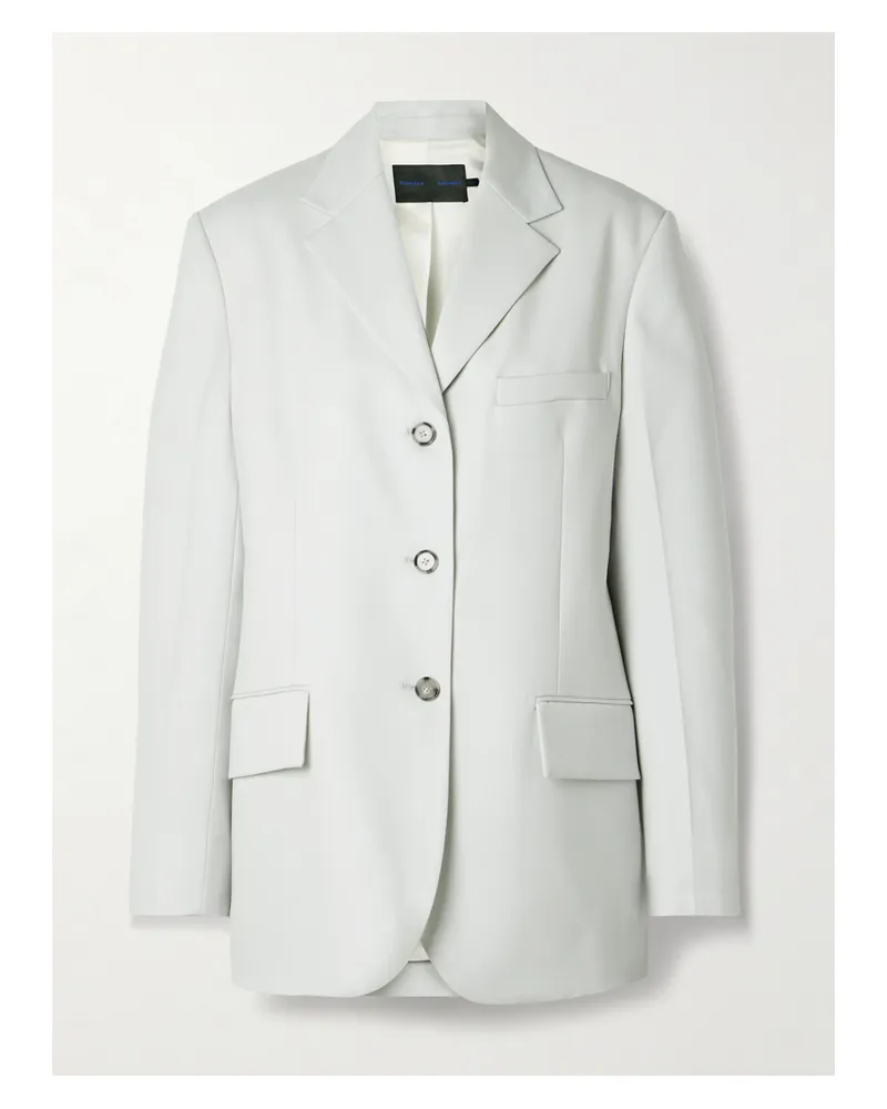 Proenza Schouler Archer Blazer Aus Twill Aus Einer Wollmischung - Grün Grün