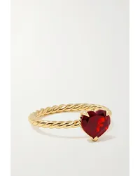 David Yurman Châtelaine Ring aus 18 Karat  mit Granat Gold