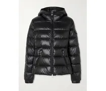 Gles Daunenjacke Aus Gestepptem Shell Mit Kapuze - Schwarz