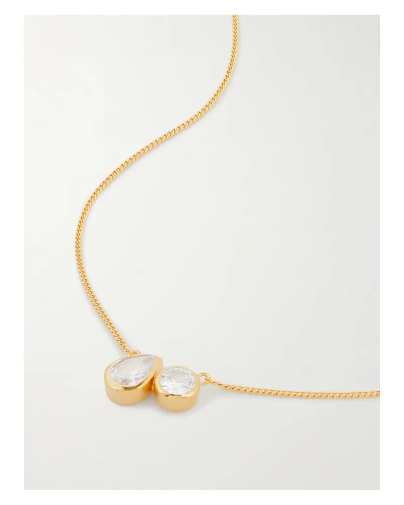 Completedworks Like Peas In A Pod Kette Aus Recyceltem Gold-vermeil Mit Cubic Zirkonia Gold