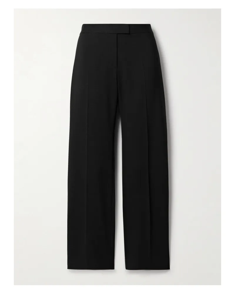 KHAITE Cam Hose Mit Geradem Bein Aus Webstoff - Schwarz Schwarz