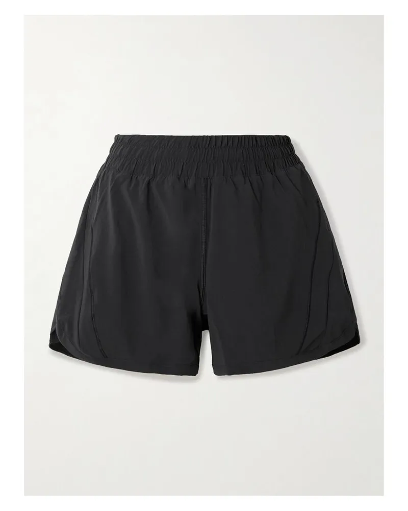 LULULEMON Track That 12,5 Cm Hoch Sitzende Shorts - Schwarz Schwarz