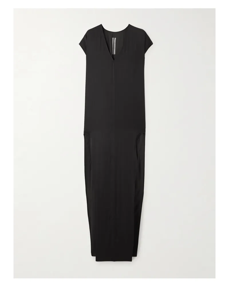 Rick Owens Arrowhead Robe Aus Satin - Grau Grau