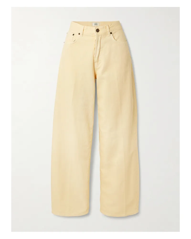 Haikure Bethany Mid-rise Wide-leg Jeans - Neutrals Neutrals