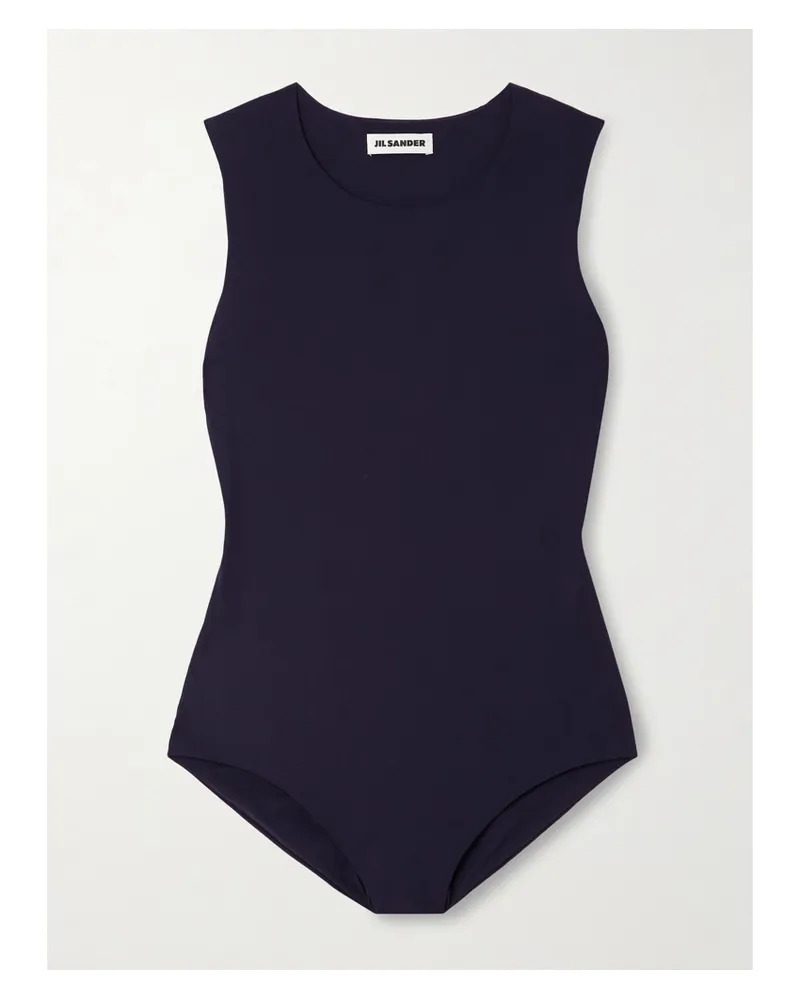 Jil Sander Stretch-jersey Bodysuit - Blue Blue