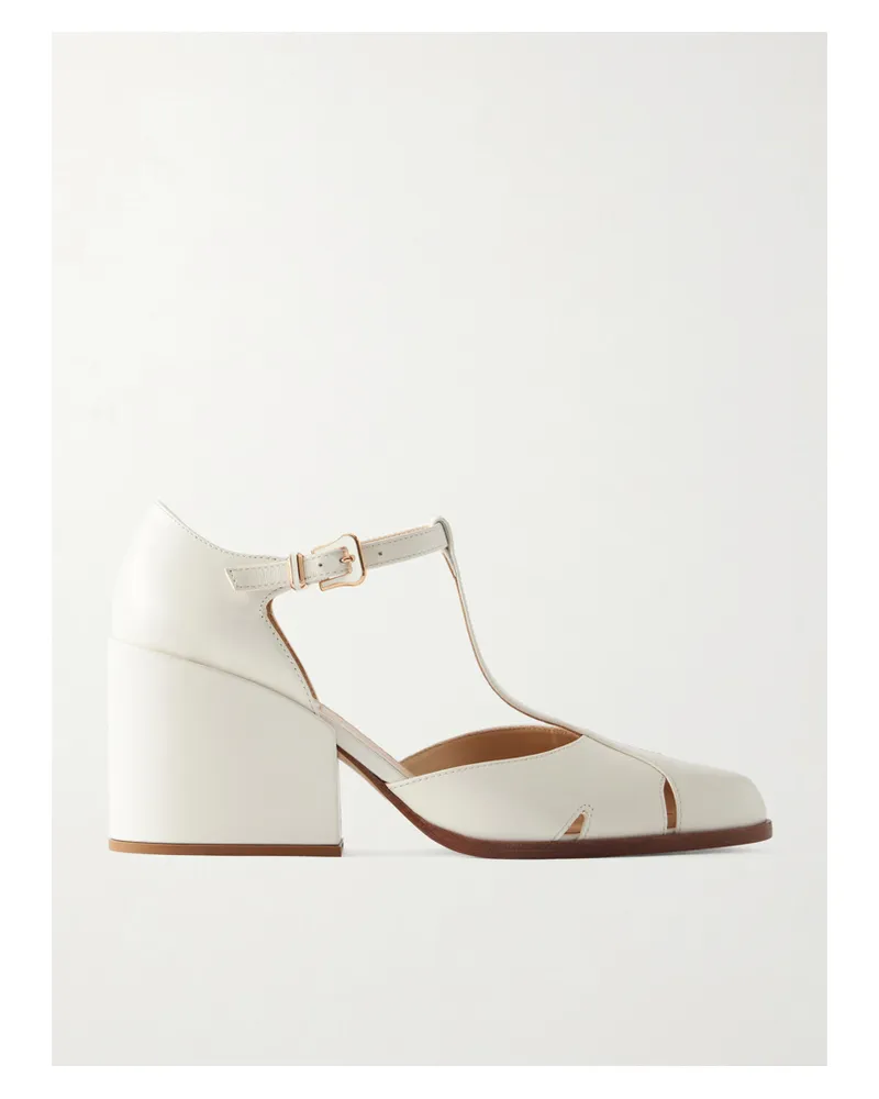 Gabriela Hearst Hawes Leather Pumps - Neutrals Neutrals