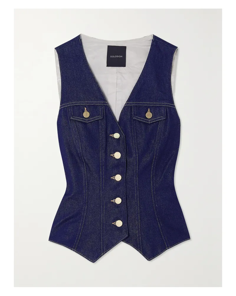 Goldsign  Jeansweste - Blau Blau