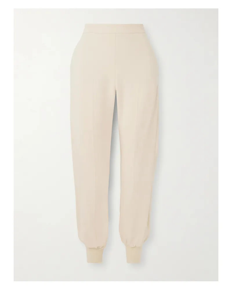 Stella McCartney Net Sustain Jogginghose Aus Crêpe - Weiß Weiß