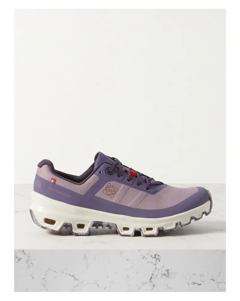 Loewe On Cloudventure Sneakers Aus Recyceltem Canvas Und Mesh - Lila Lila