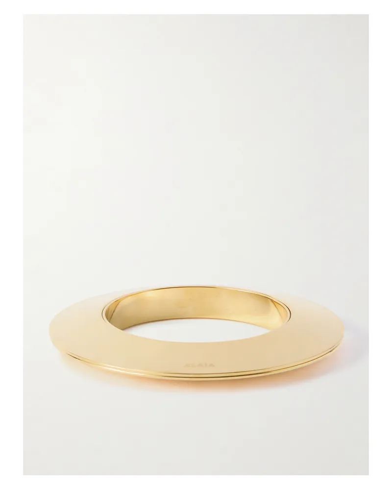 Alaïa Goldfarbener Armreif Gold