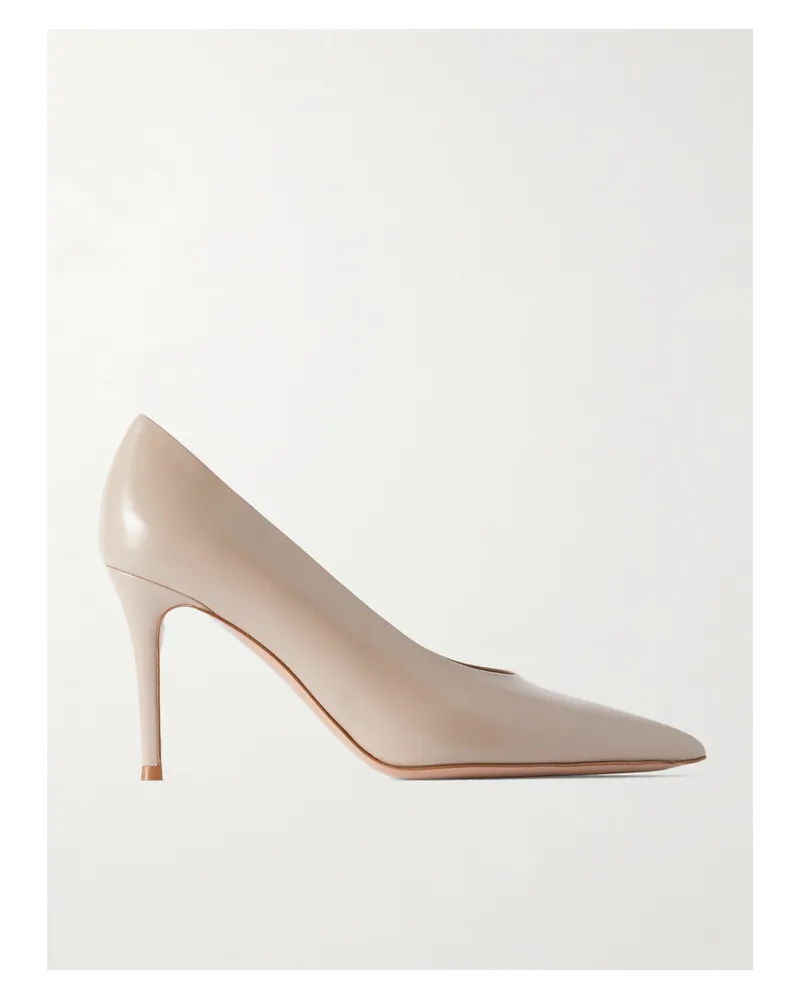 Gianvito Rossi Tokio 85 Pumps Aus Leder - Neutral Neutral