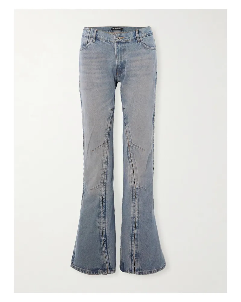 Y/PROJECT Wandelbare, Tief Sitzende Jeans Mit Geradem Bein - Blau Blau