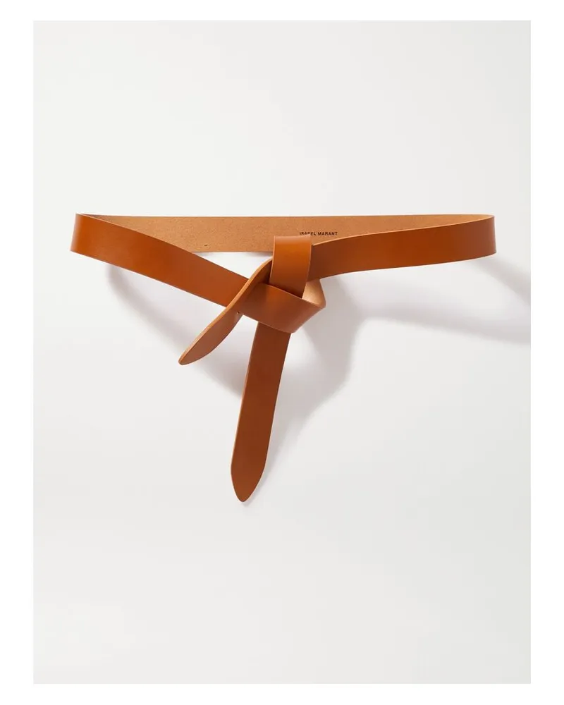 Isabel Marant Lecce Taillengürtel Aus Leder - Braun Braun